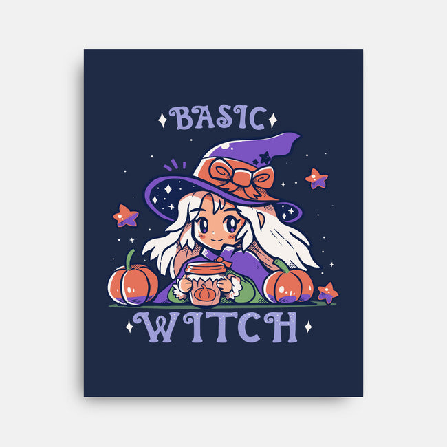 Basic Witch Season-none stretched canvas-TechraNova