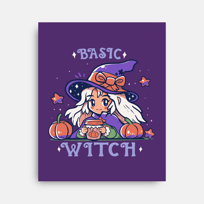 Basic Witch Season-none stretched canvas-TechraNova