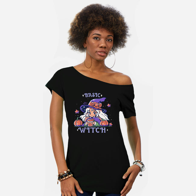 Basic Witch Season-womens off shoulder tee-TechraNova