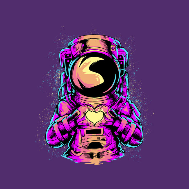 Astronaut Love Sign-none glossy sticker-daizzystudio