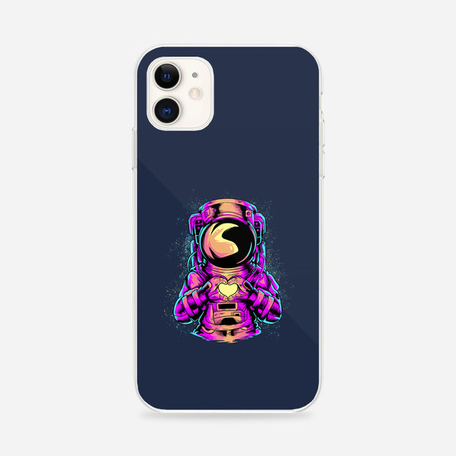 Astronaut Love Sign-iphone snap phone case-daizzystudio