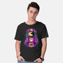 Astronaut Love Sign-mens basic tee-daizzystudio