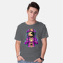 Astronaut Love Sign-mens basic tee-daizzystudio