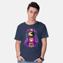 Astronaut Love Sign-mens basic tee-daizzystudio