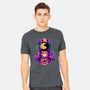 Astronaut Love Sign-mens heavyweight tee-daizzystudio