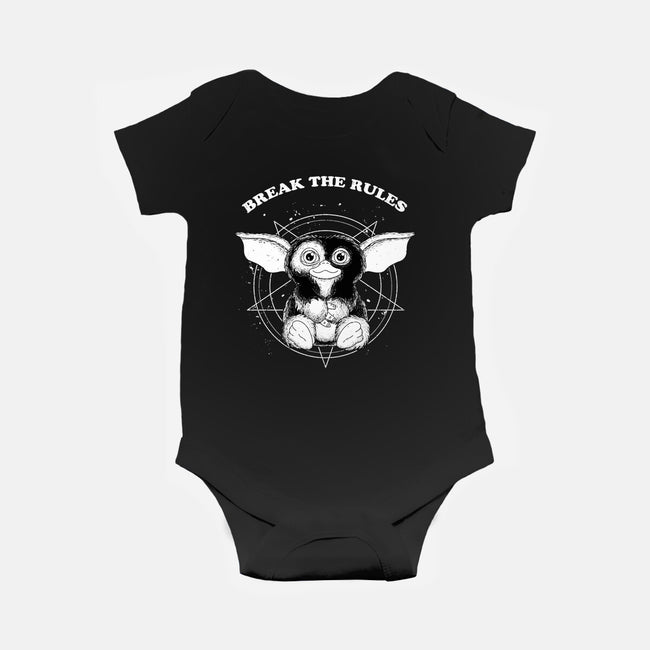 Break The Rules-baby basic onesie-retrodivision