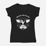 Break The Rules-womens v-neck tee-retrodivision