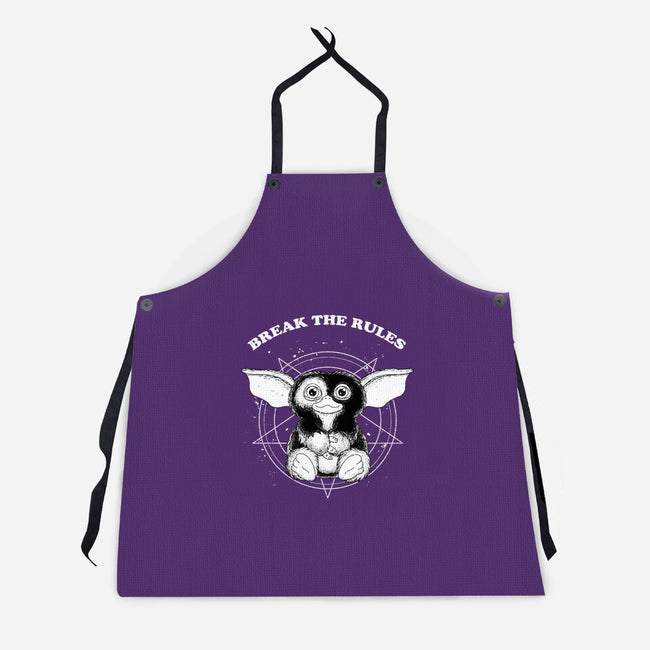 Break The Rules-unisex kitchen apron-retrodivision