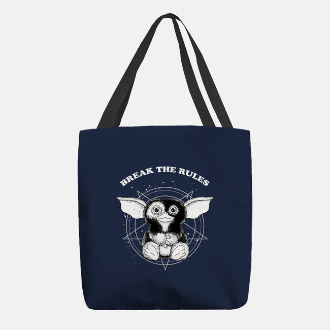 Break The Rules-none basic tote bag-retrodivision