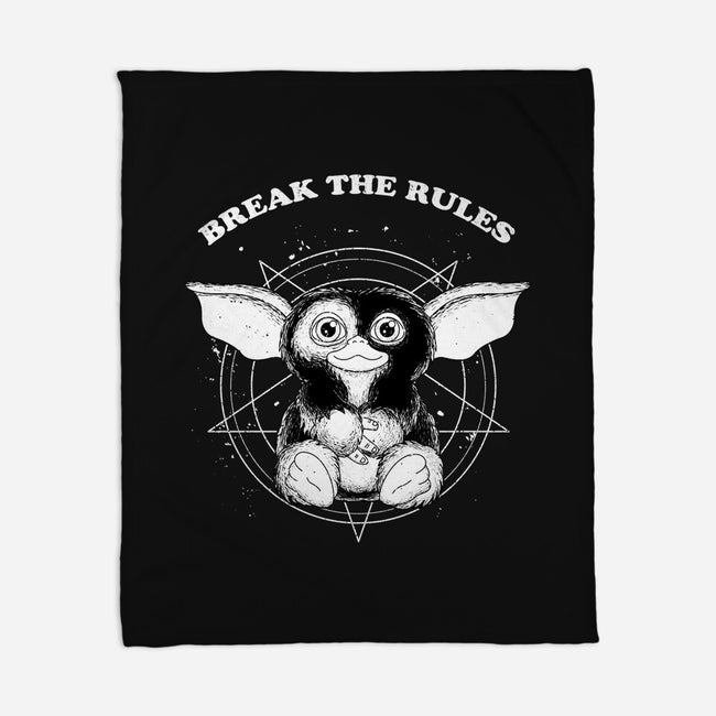 Break The Rules-none fleece blanket-retrodivision