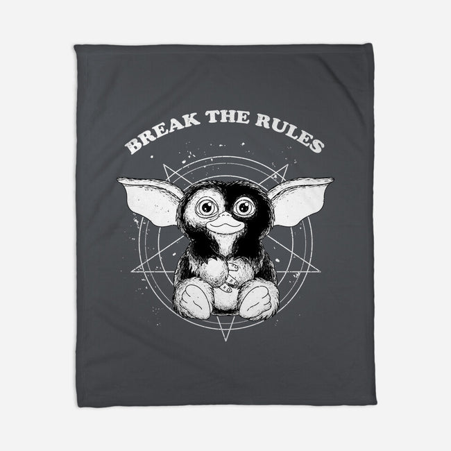 Break The Rules-none fleece blanket-retrodivision