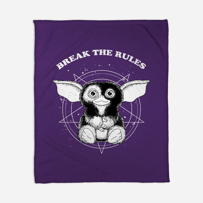 Break The Rules-none fleece blanket-retrodivision