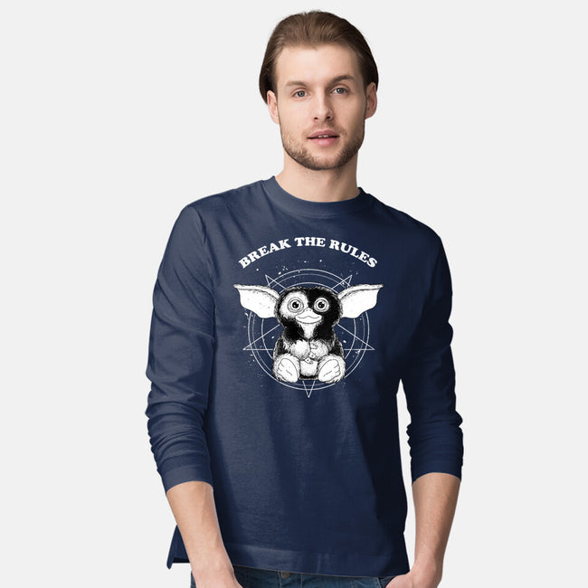 Break The Rules-mens long sleeved tee-retrodivision