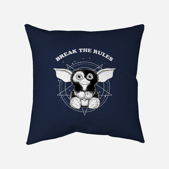 Break The Rules-none removable cover w insert throw pillow-retrodivision