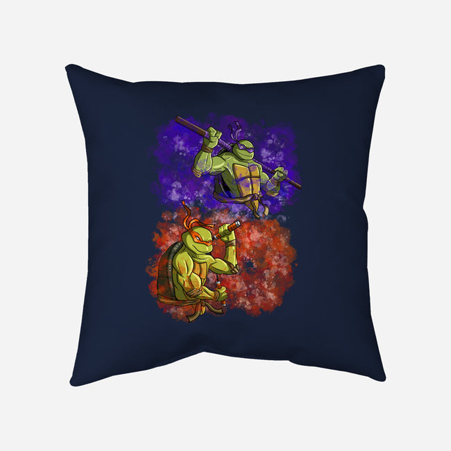Techno Boy And Pizza Boy-none removable cover w insert throw pillow-nickzzarto