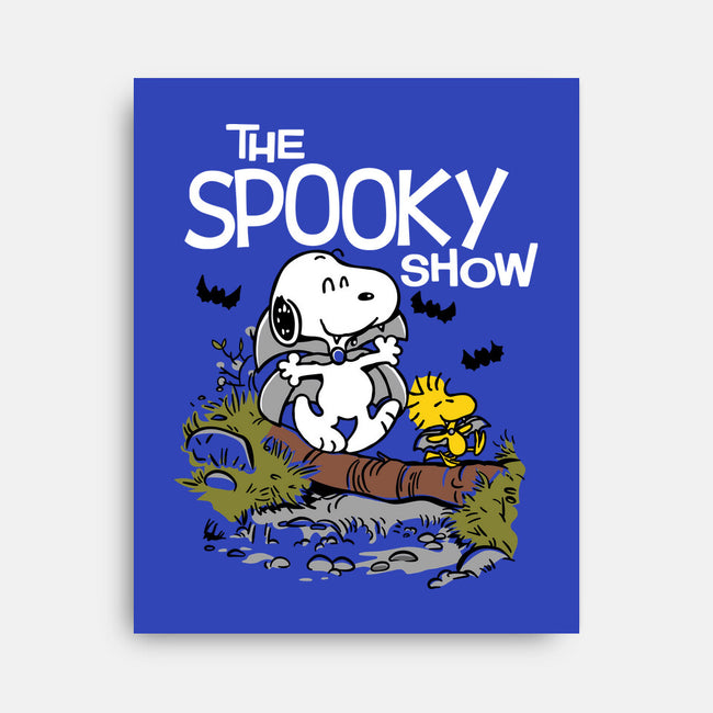 The Spooky Show-none stretched canvas-Xentee