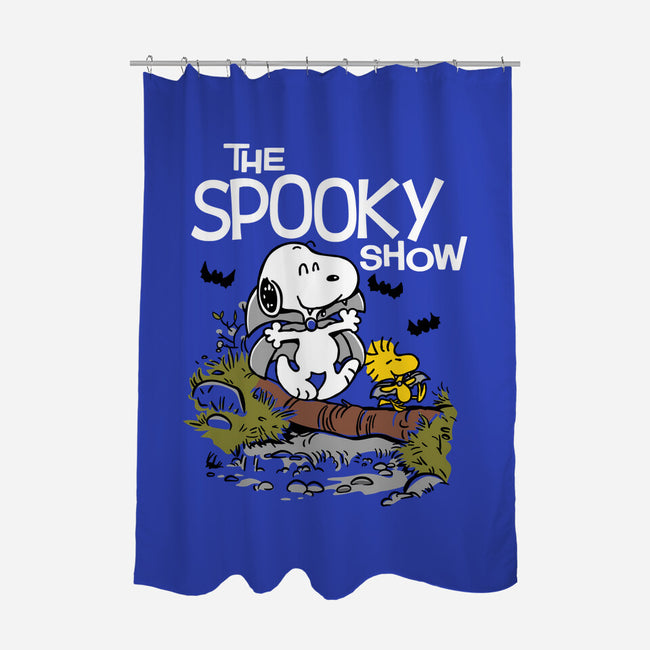 The Spooky Show-none polyester shower curtain-Xentee