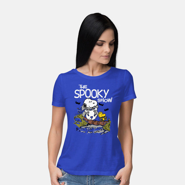The Spooky Show-womens basic tee-Xentee