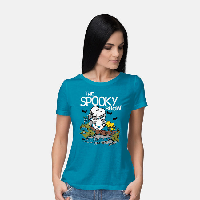 The Spooky Show-womens basic tee-Xentee