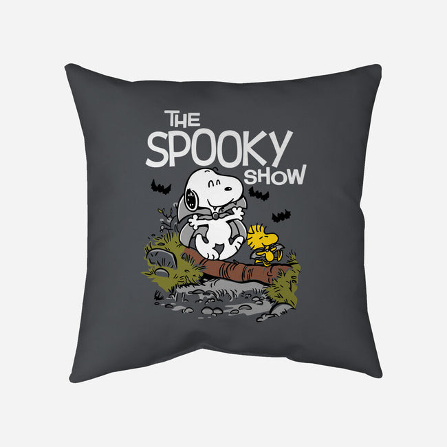 The Spooky Show-none removable cover w insert throw pillow-Xentee