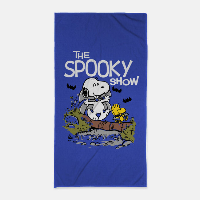 The Spooky Show-none beach towel-Xentee