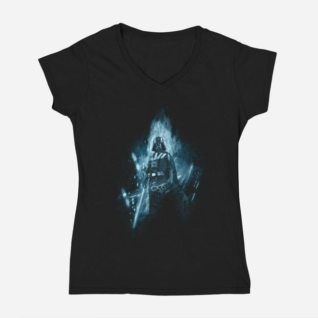 Dark Matador-womens v-neck tee-kharmazero