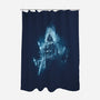 Dark Matador-none polyester shower curtain-kharmazero