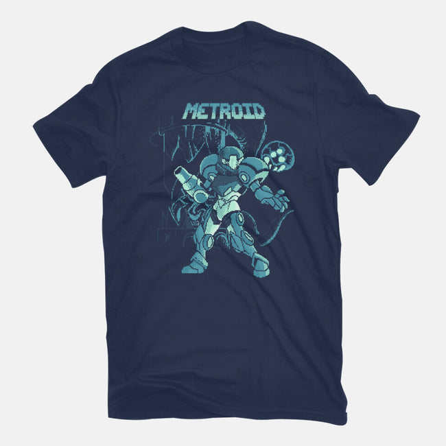 Pixel Metroid-mens premium tee-Nihon Bunka