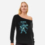 Pixel Metroid-womens off shoulder sweatshirt-Nihon Bunka