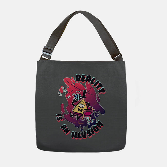 Reality Is An Illusion-none adjustable tote bag-Duardoart