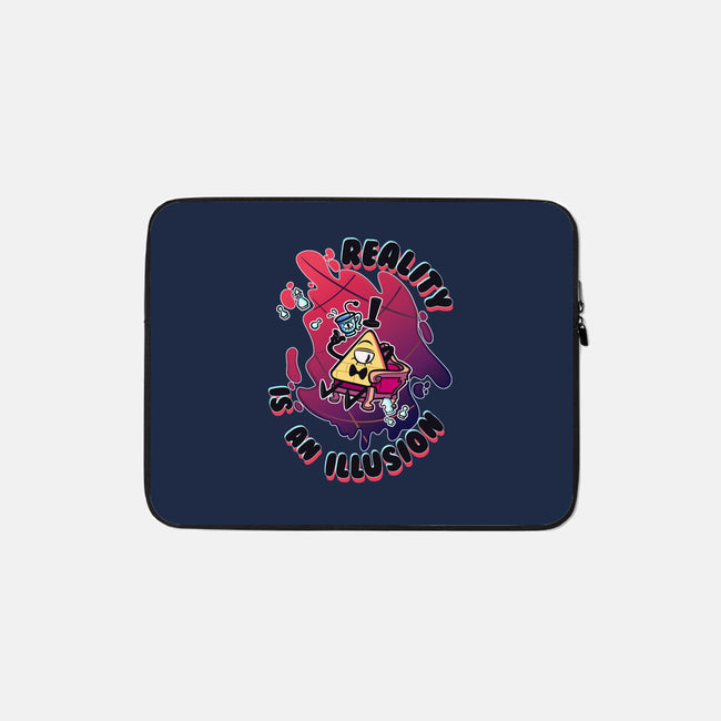 Reality Is An Illusion-none zippered laptop sleeve-Duardoart