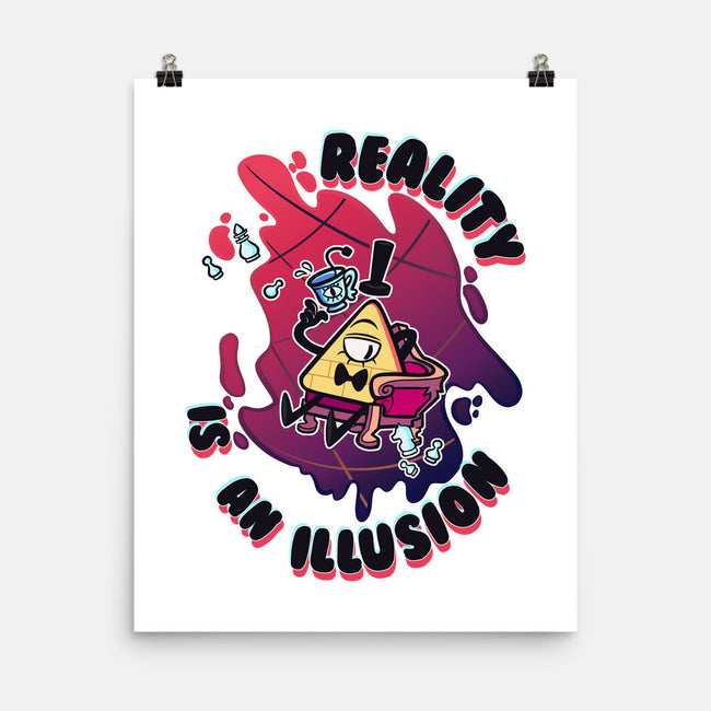 Reality Is An Illusion-none matte poster-Duardoart