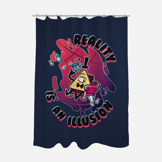 Reality Is An Illusion-none polyester shower curtain-Duardoart