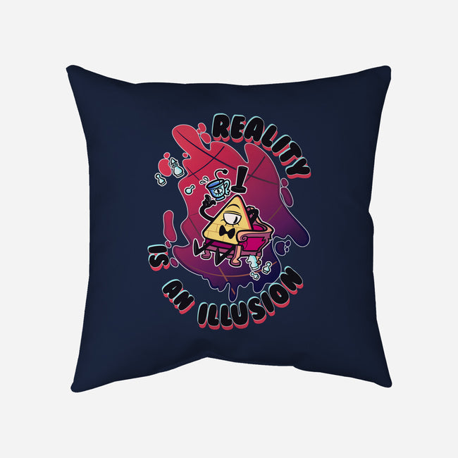 Reality Is An Illusion-none removable cover w insert throw pillow-Duardoart