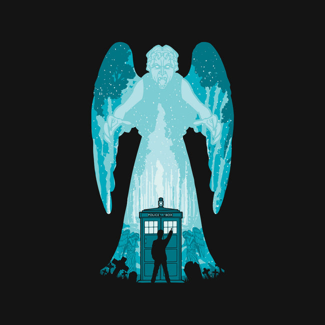 The Weeping Angel-womens fitted tee-dalethesk8er