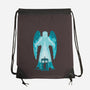 The Weeping Angel-none drawstring bag-dalethesk8er