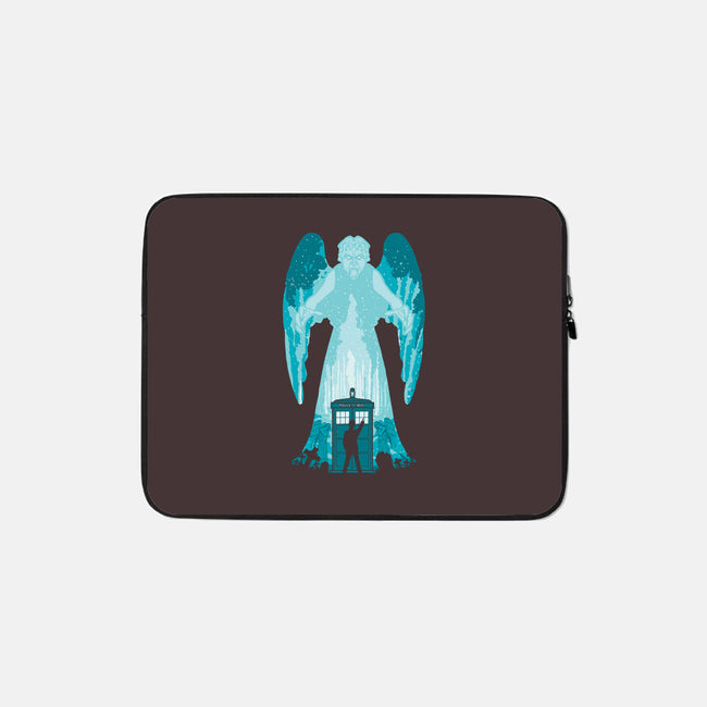 The Weeping Angel-none zippered laptop sleeve-dalethesk8er