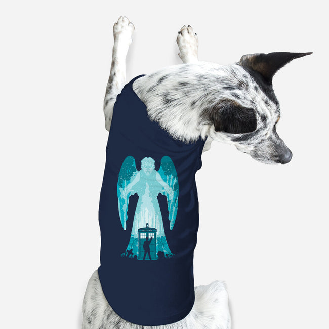 The Weeping Angel-dog basic pet tank-dalethesk8er