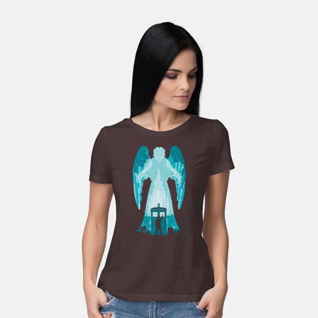 The Weeping Angel-womens basic tee-dalethesk8er