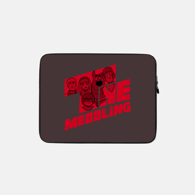 The Meddling-none zippered laptop sleeve-Boggs Nicolas