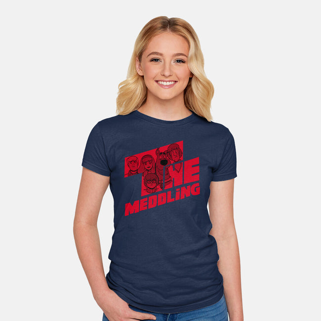 The Meddling-womens fitted tee-Boggs Nicolas