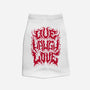 Live Laugh Love Black Metal-dog basic pet tank-Nemons