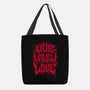 Live Laugh Love Black Metal-none basic tote bag-Nemons