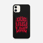 Live Laugh Love Black Metal-iphone snap phone case-Nemons