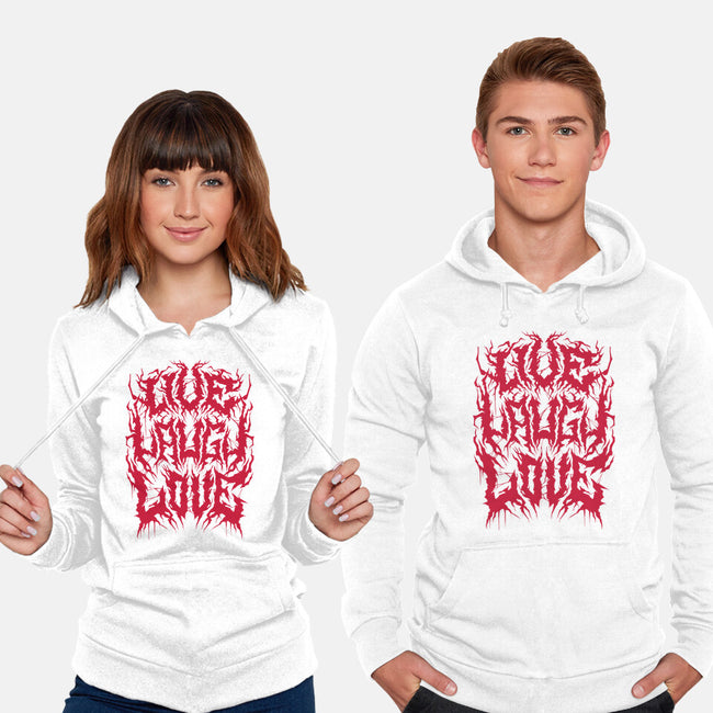 Live Laugh Love Black Metal-unisex pullover sweatshirt-Nemons