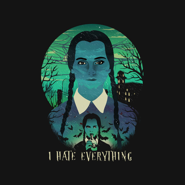 Hate Everything-none removable cover throw pillow-dandingeroz