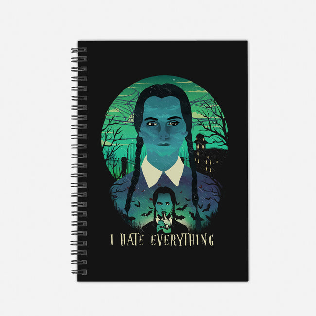 Hate Everything-none dot grid notebook-dandingeroz