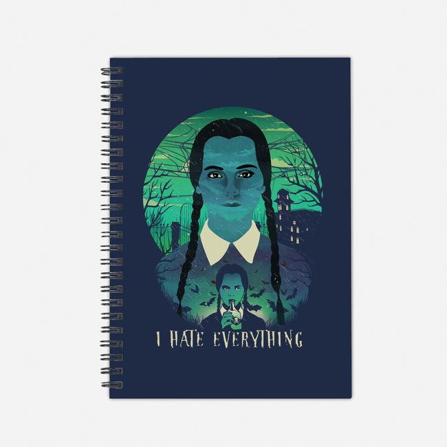 Hate Everything-none dot grid notebook-dandingeroz
