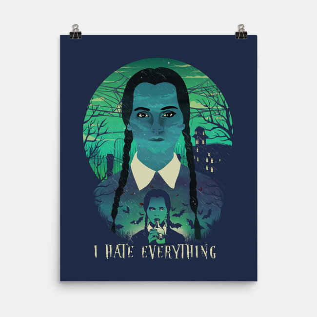 Hate Everything-none matte poster-dandingeroz