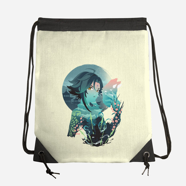 Xiao Landscape-none drawstring bag-dandingeroz